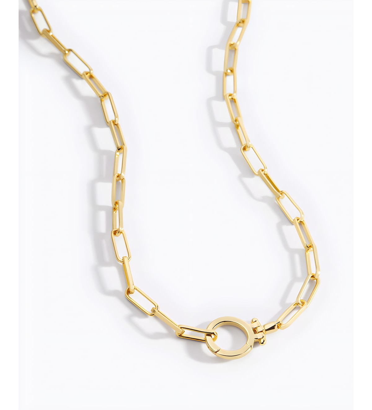 Mint & Lily Mint Paperclip Necklace - Gold | Macy's