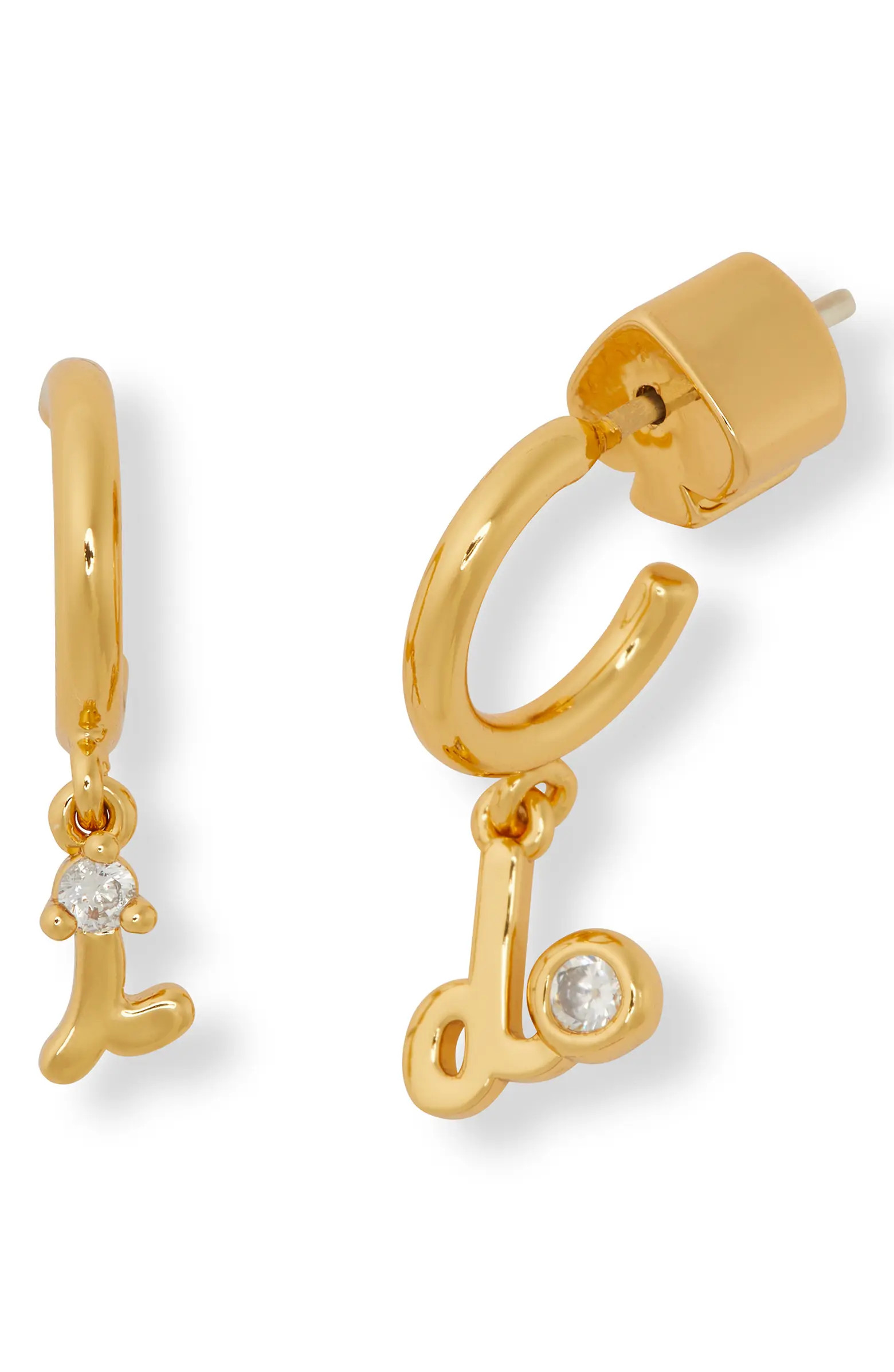 kate spade new york i do huggie hoop earrings | Nordstrom | Nordstrom