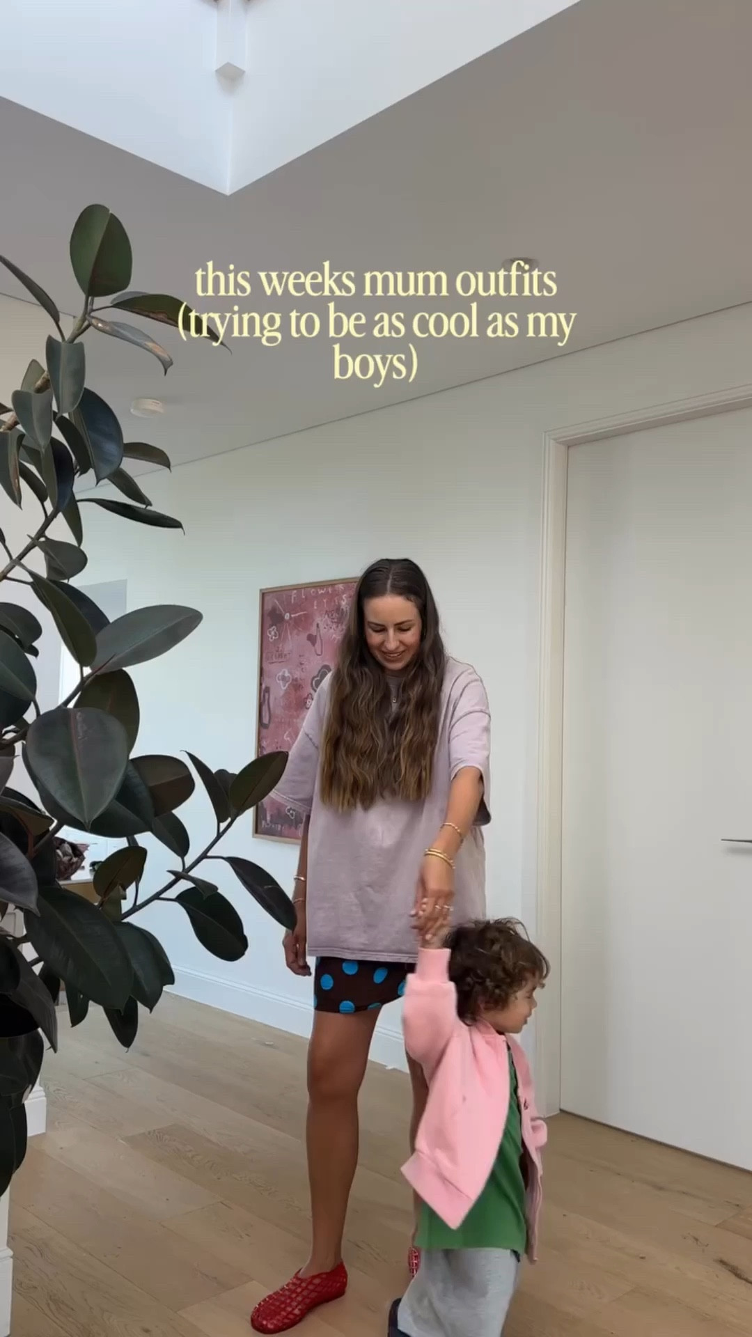 Still not sure about the denim shorts, husband said he needed to see my mood board for that look 😂