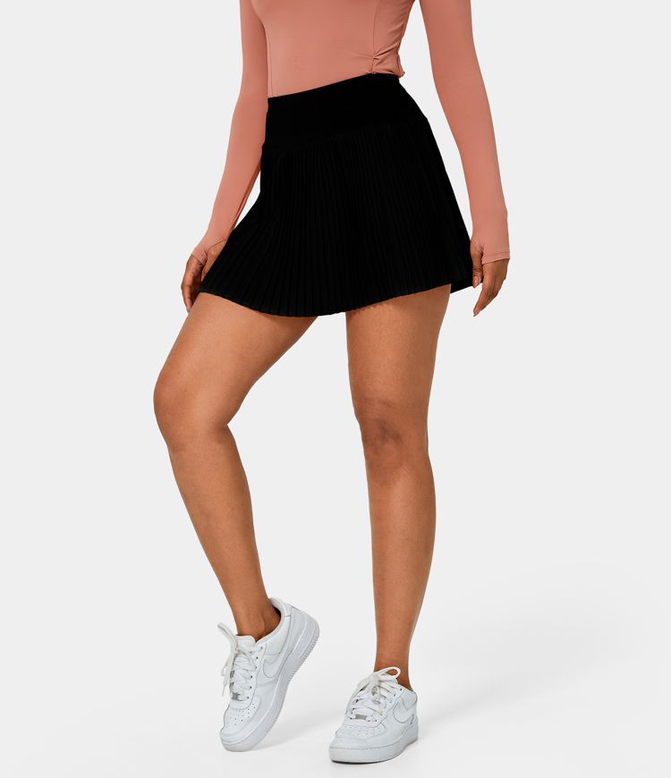 Women’s Everyday 2-in-1 Pleated Side Pocket Tennis Skirt - HALARA | HALARA