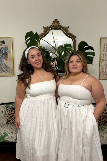 Happy Mother’s Day from my momma & I in our matching little white dresses 🤍 mine is Klassy Network size Large & mom’s is A New Day from Target size 14

#LTKStyleTip #LTKPlusSize #LTKMidsize