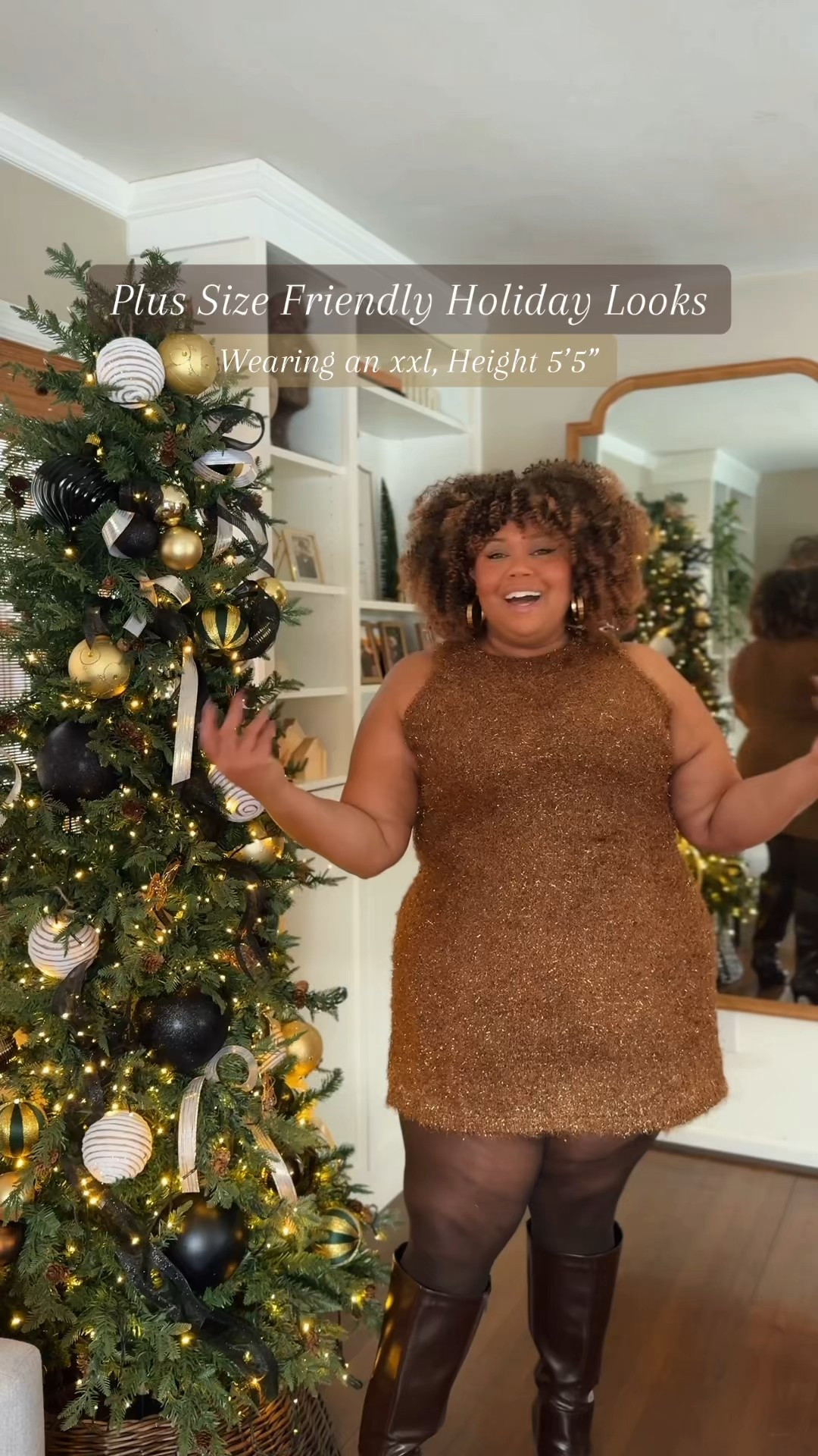 Holiday dresses for Christmas & NYE 
Wearing an xxl


#LTKPlusSize #LTKHoliday #LTKFindsUnder50