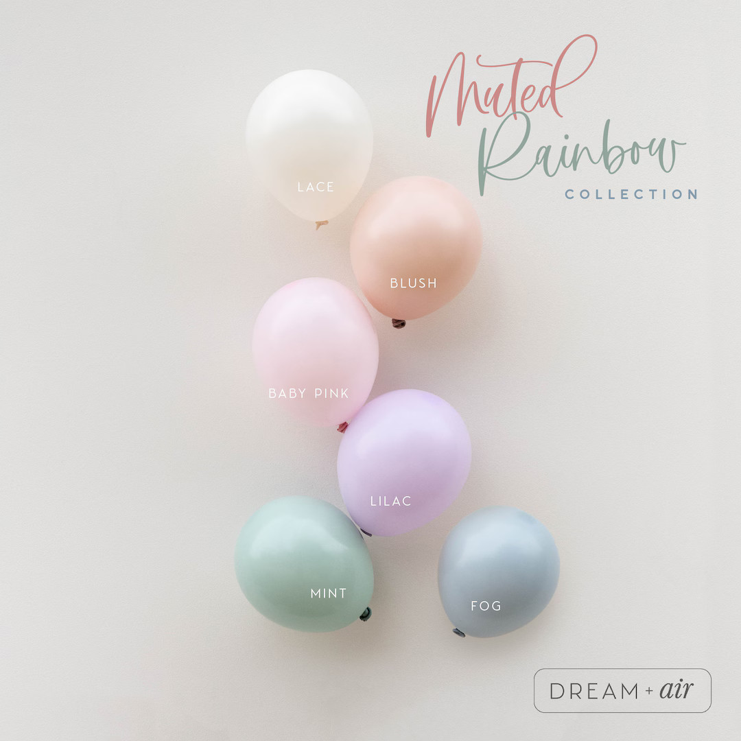 Rainbow DIY Balloon Arch Kit | Pastel Balloon Garland | Pastel Rainbow Unicorn Party | Neutral Ra... | Etsy (US)
