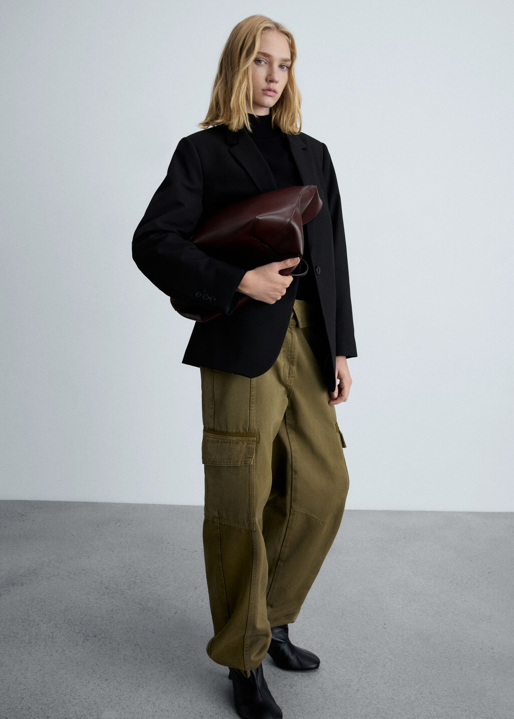 Shopper bag with metallic detail | MANGO (UK)