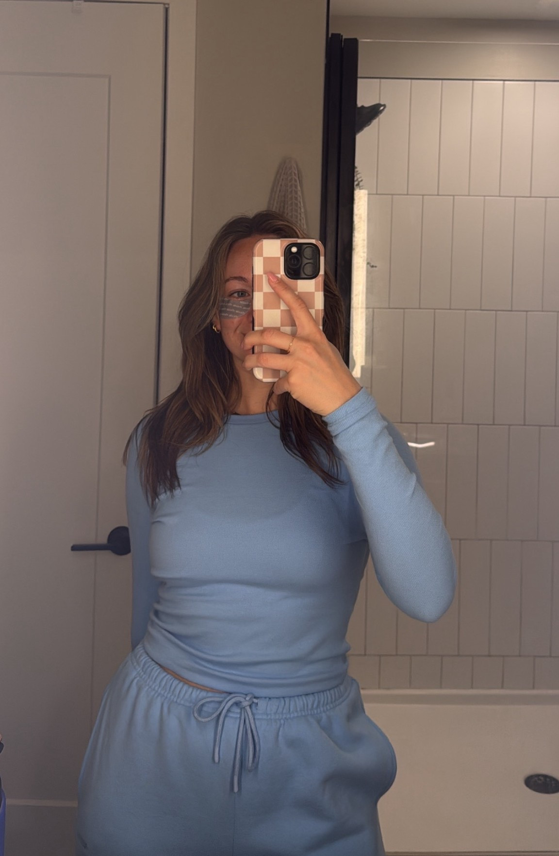 I went with a small on top + medium for the bottoms!