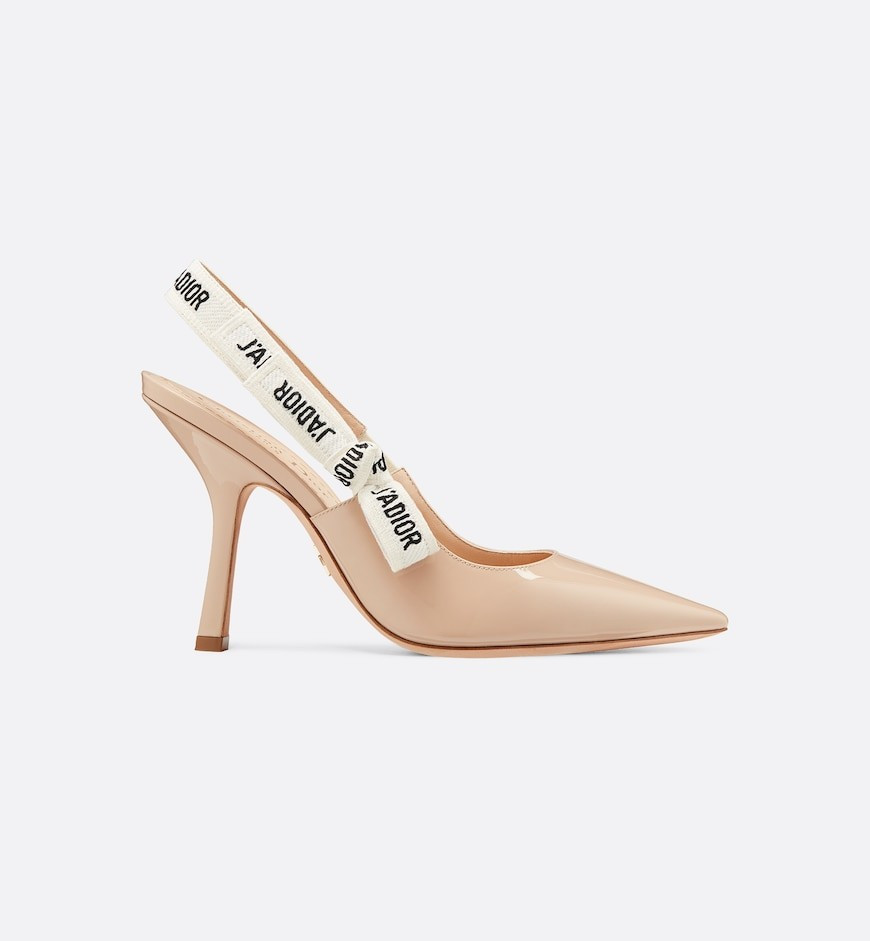 J'Adior Slingback Pump Nude Patent Calfskin | DIOR | Dior Beauty (US)
