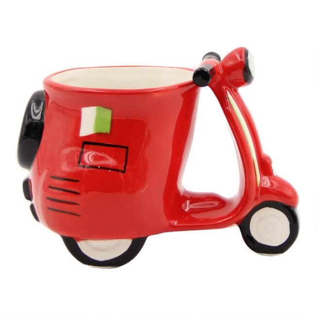 Red Scooter Figural Mug | World Market