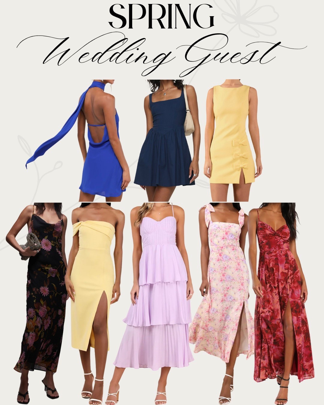 Spring wedding guest dresses under $100!! 👗💐

Wedding guest dress / special occasion dress / cocktail dress 

#LTKParties #LTKFindsUnder100 #LTKWedding