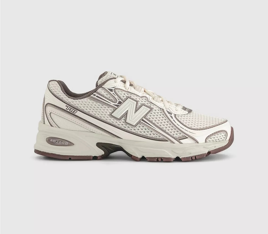 Metallic White Brown | Office Shoes (UK)