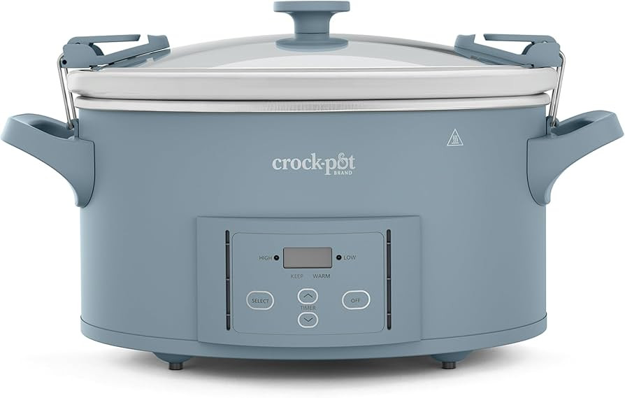 Crock-Pot® Design Series 7-Quart Programmable Slow Cooker, Morning Haze Blue | Amazon (US)