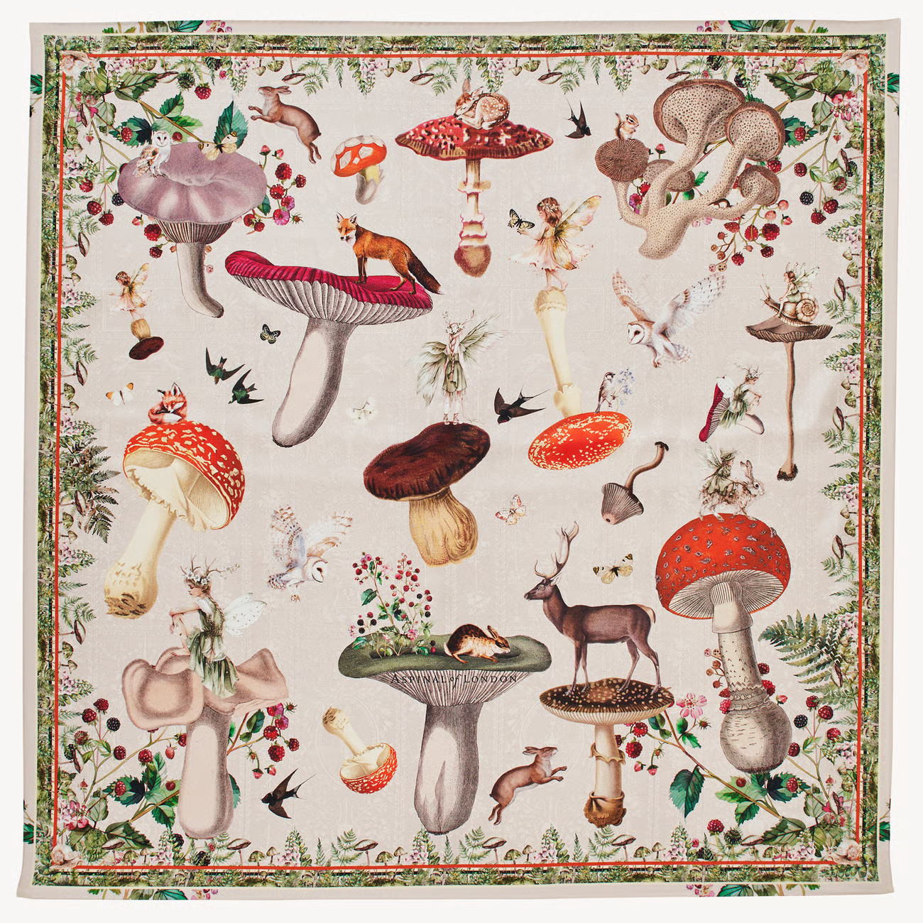 Enchanted Garden Silk Scarf

        
            
            Ivory Pure Silk | Aspinal of London US