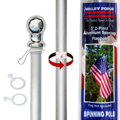 Valley Forge 60 in. L Aluminum Flag Pole Brushed | Target