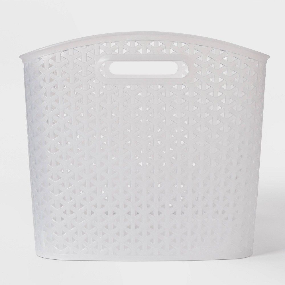 Y-Weave XL Curved Decorative Storage Basket Translucent - Room Essentials | Target