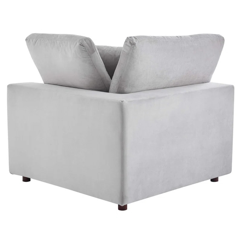 Modway Commix Down Filled Overstuffed Performance Velvet 3-Seater Sofa | Wayfair North America