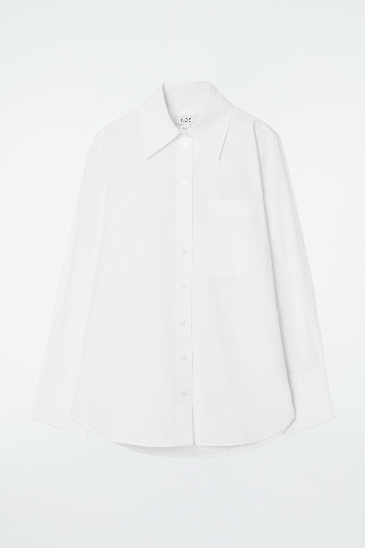 OVERSIZED TAILORED SHIRT - WHITE | COS (AU)