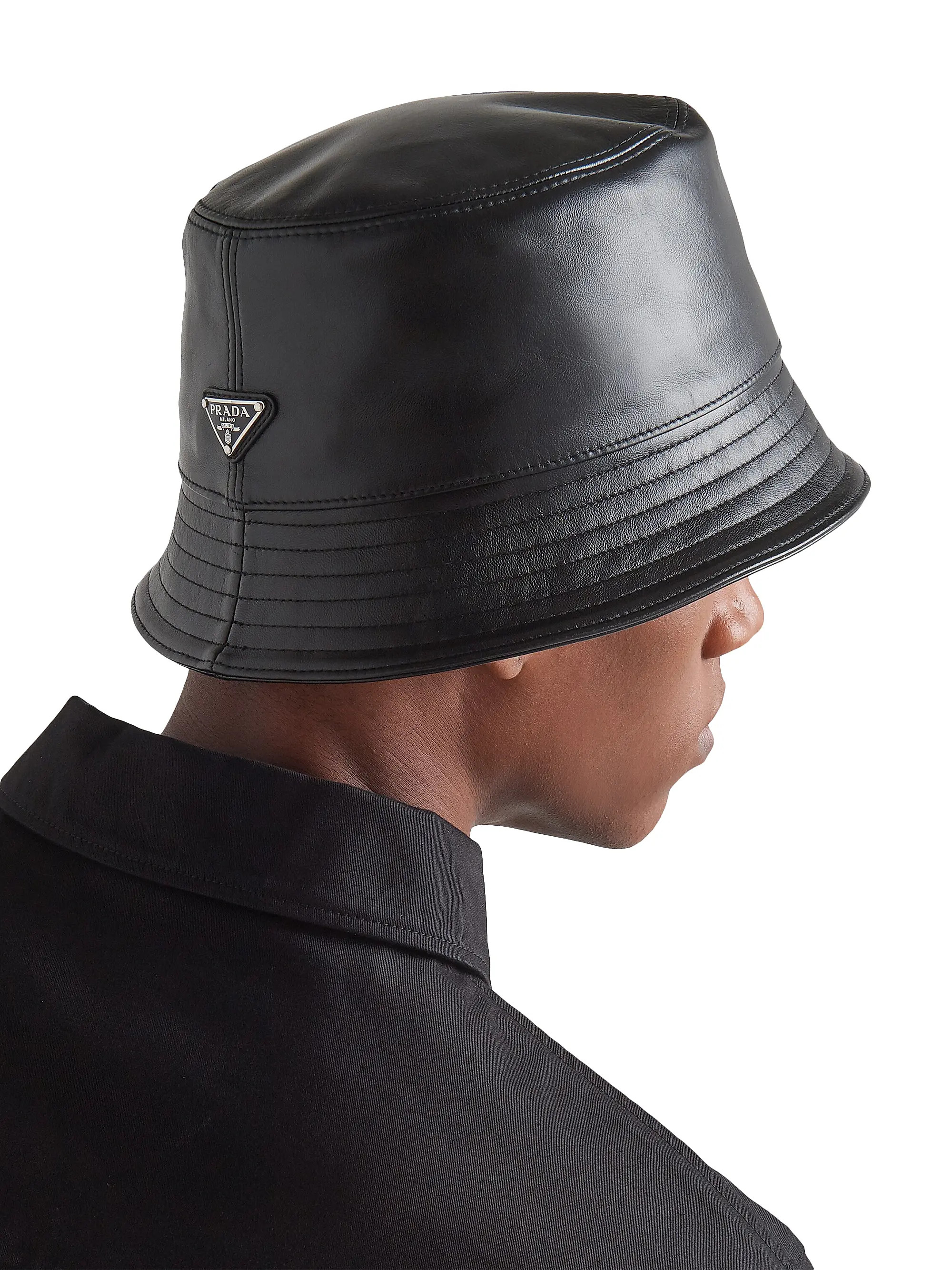 Nappa Leather Bucket Hat | Saks Fifth Avenue