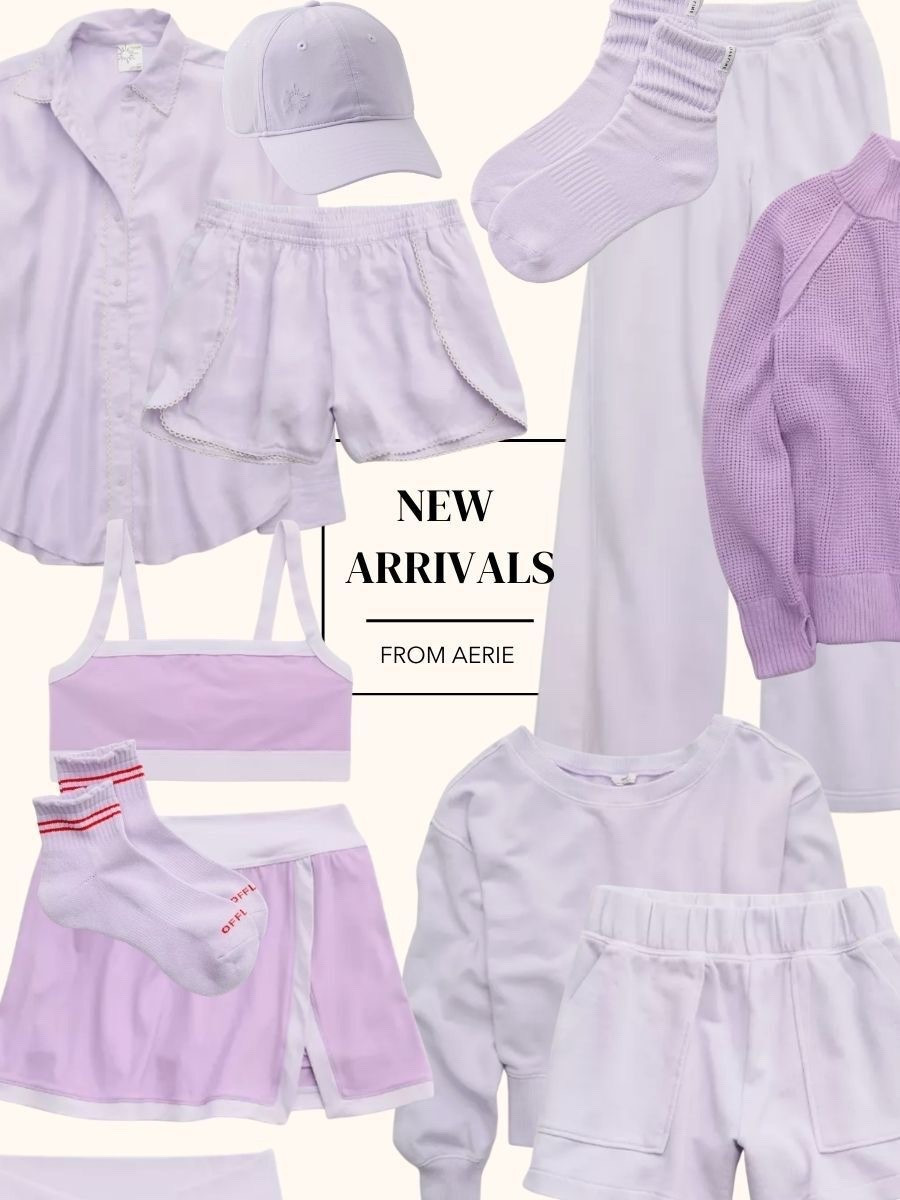 Calling all Lavender Lovers👏 NEW @Aerie arrivals have landed and boy are we crushing! 

#LTKootd #LTKActive #LTKSaleAlert