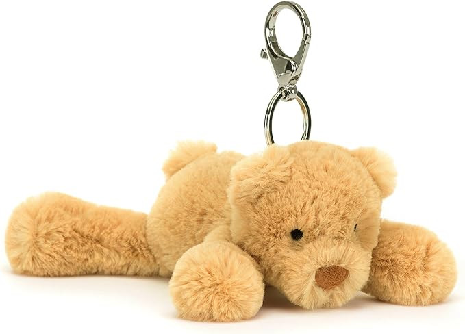Jellycat Smudge Bear Bag Charm, 3 inches - Teddy Bear Plush Keychain - Great Gift Idea | Amazon (US)