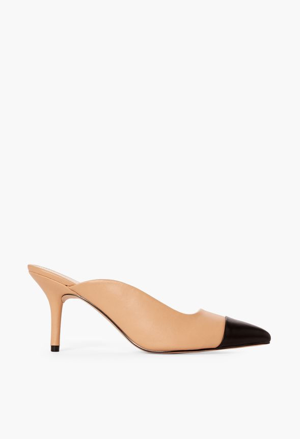 Aurelia Cap Toe Mule | JustFab