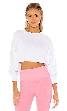 alo Double Take Pullover in White from Revolve.com | Revolve Clothing (Global)