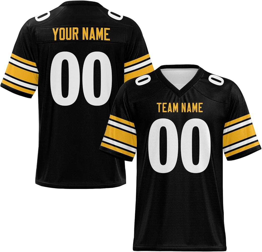 Custom Football Jersey, Football Jerseys Personalized Name/Number, Football Shirt for Men Women a... | Amazon (US)