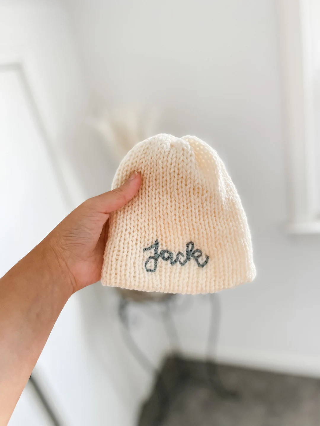Personalized Newborn Hat Monogramed Baby Beanie - Etsy | Etsy (US)