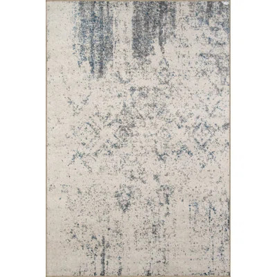Soft Patterned Geometric Themed Decorative Washable Rug | Wayfair North America