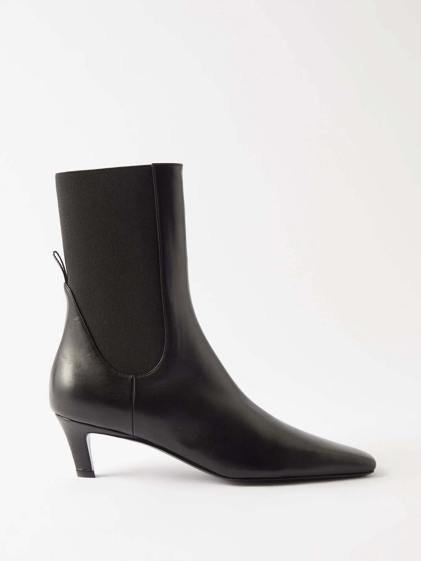 The Mid Heel 60 leather ankle boots | Toteme | Matches (UK)