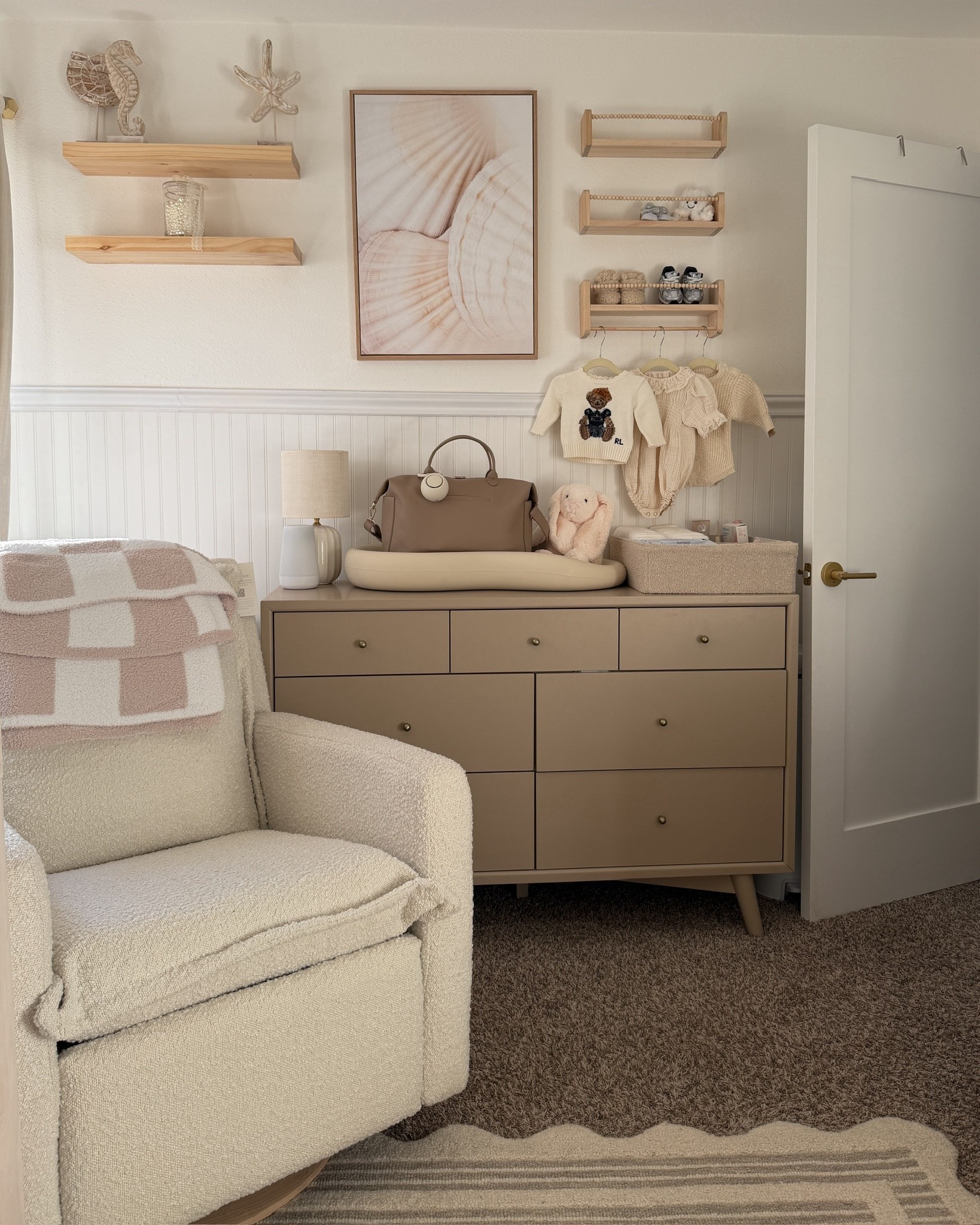 How I decorated my baby girl’s nursery - love the neutral beachy vibe!

#LTKBaby #LTKHome #LTKmomlife