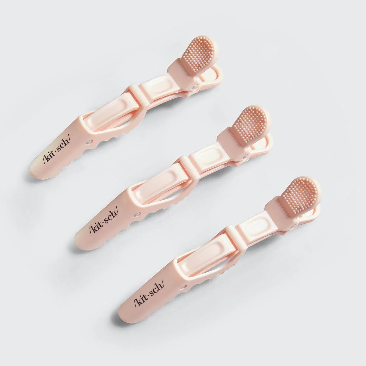 No Slip Crocodile Clip 3pc - Blush | Kitsch