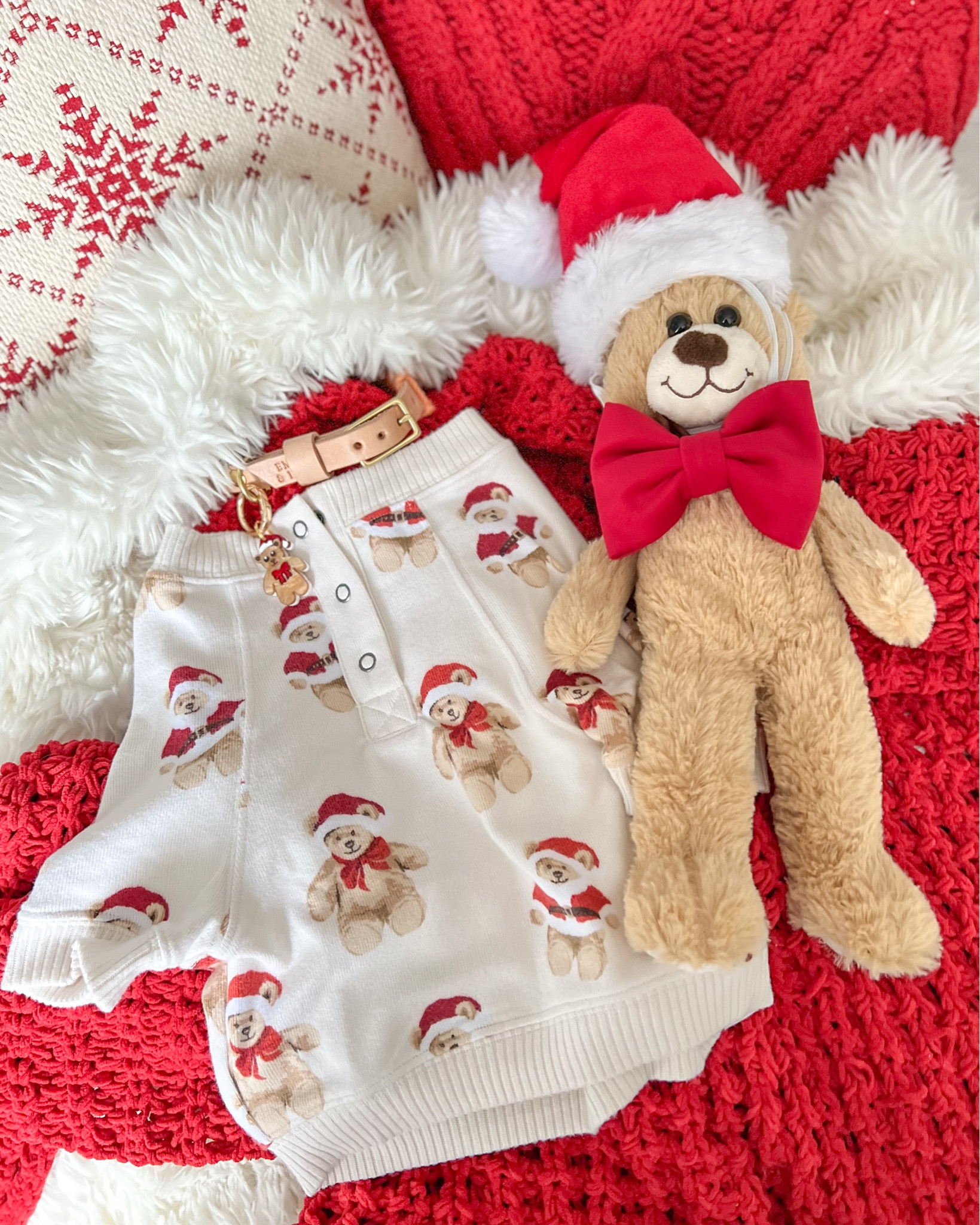 Ollie’s Christmas pajamas are sold out, but linked what I could below! 