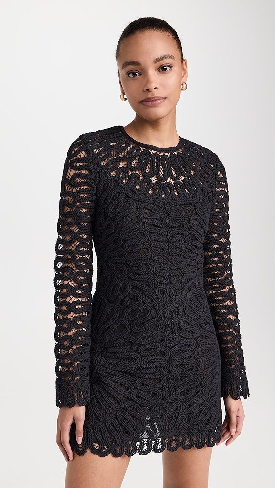 Mccall Cage Crochet Embroidery Mini Dress | Shopbop