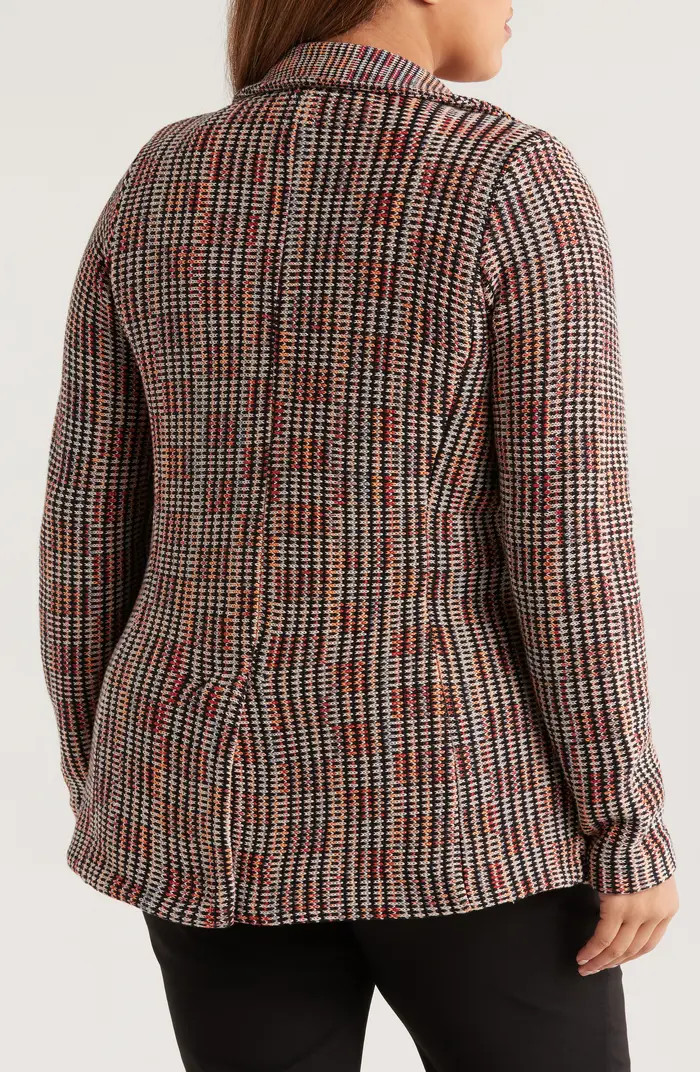 NIC+ZOE Plaid Contour Knit Blazer | Nordstrom | Nordstrom