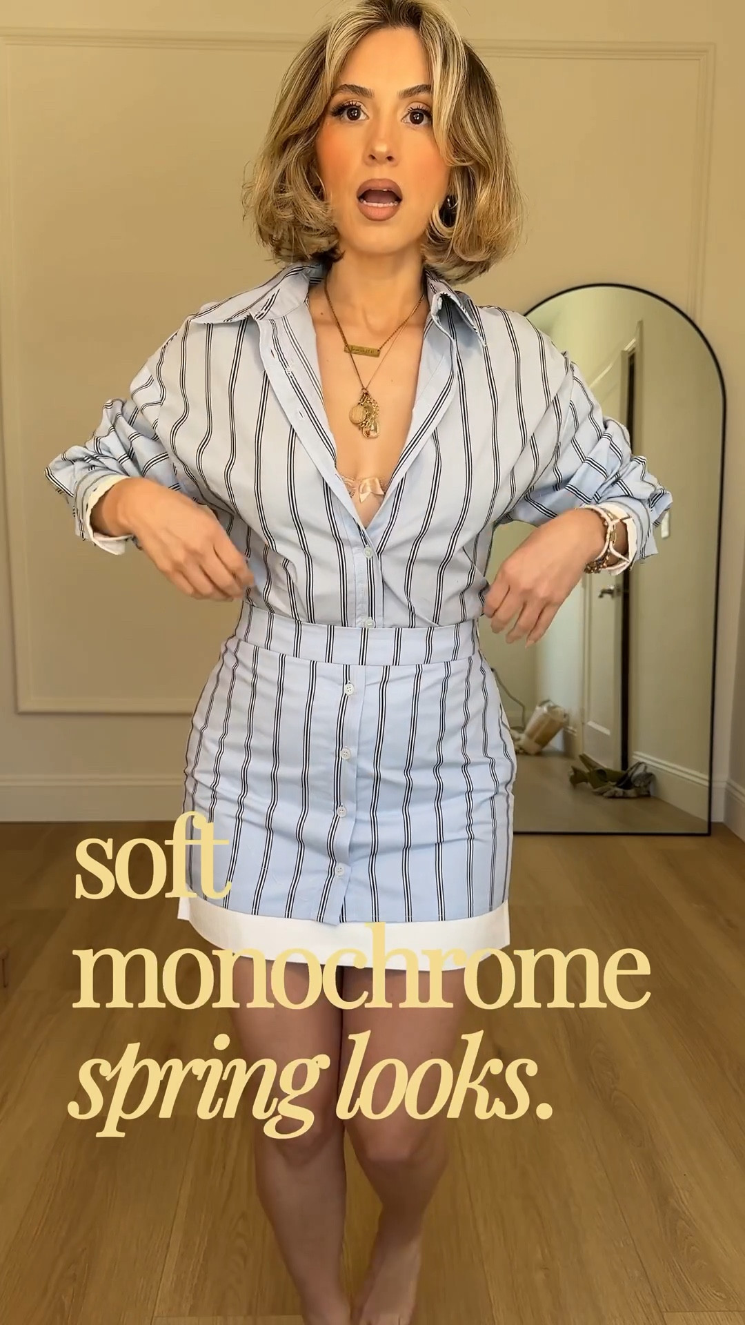 Soft monochrome spring outfits 😍🙌🏼

Wearing small in everything! 

#LTKSaleAlert #LTKootd #LTKU