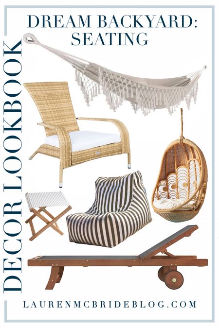 Some outdoor seating options for any backyard set up!! 

#LTKhome #LTKstyletip #LTKSeasonal