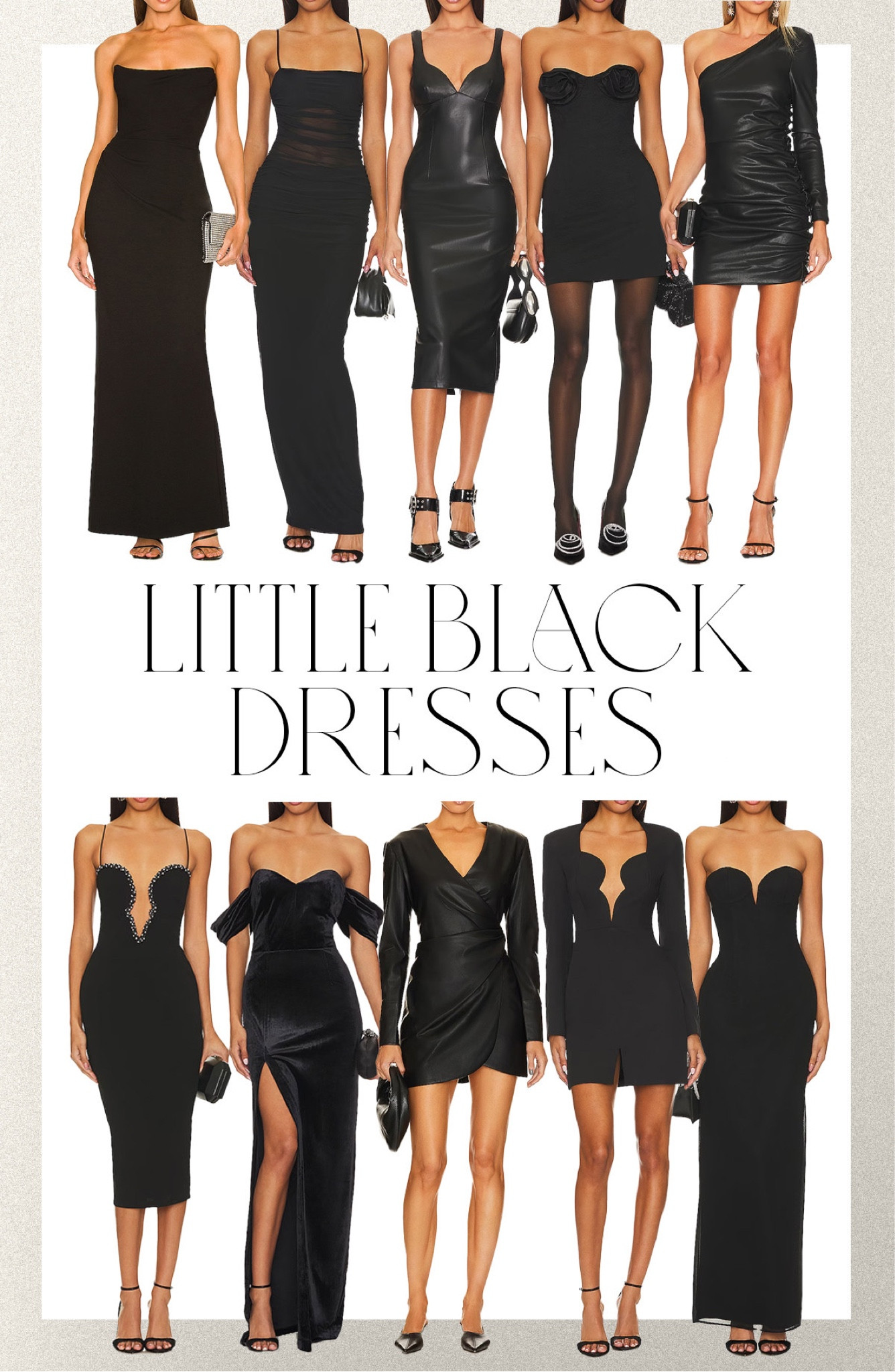 Little black dresses to note! 

#LTKHoliday #LTKfindsunder100 #LTKstyletip