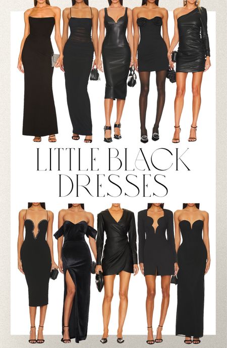 Little black dresses to note! 

#LTKHoliday #LTKfindsunder100 #LTKstyletip