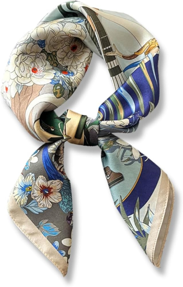 PoeticEHome 100% Pure Mulberry Silk Scarf - 68 x 68 cm Scarf for Women | Square Scarf with Gift B... | Amazon (DE)