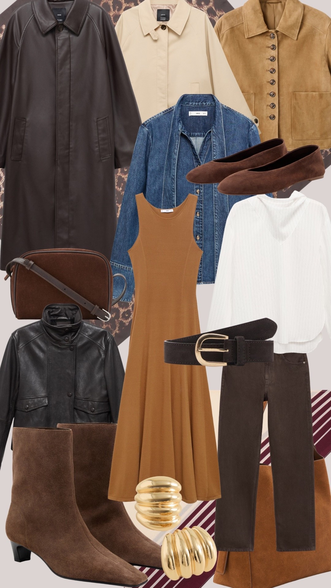 New MANGO 

Leather jacket, suede boots, suede bag, brown jeans, suede jacket, denim shirt

#LTKSeasonal #LTKStyleTip #LTKFindsUnder100