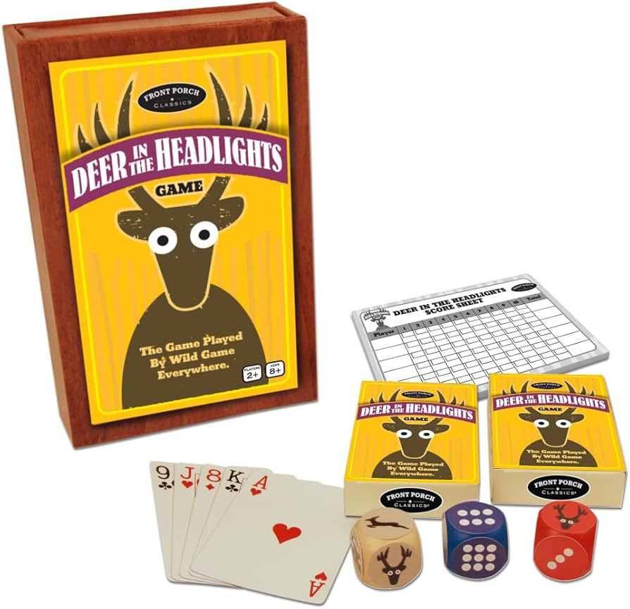 Deer In The Headlights The Card & Dice Game played by Wild Game Everywhere for Ages 5 and Up | Amazon (US)