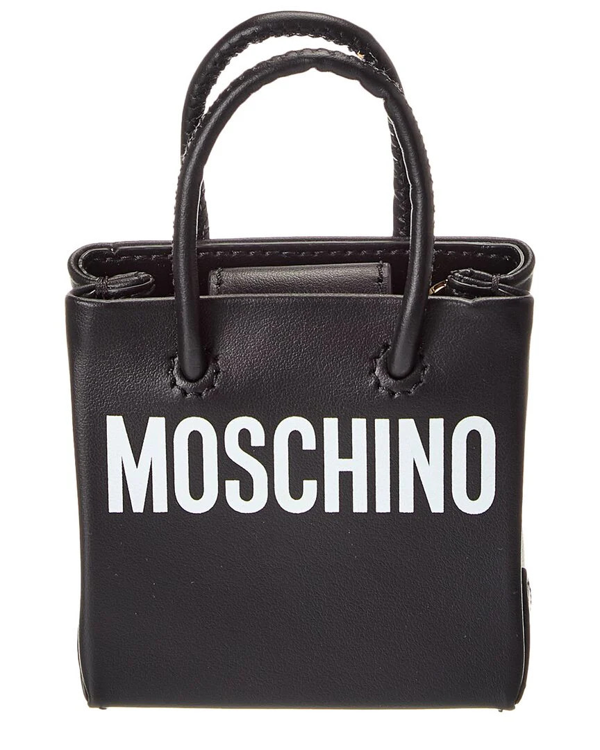 Moschino Leather Coin Pouch (Authentic Pre-Loved) | Shop Simon