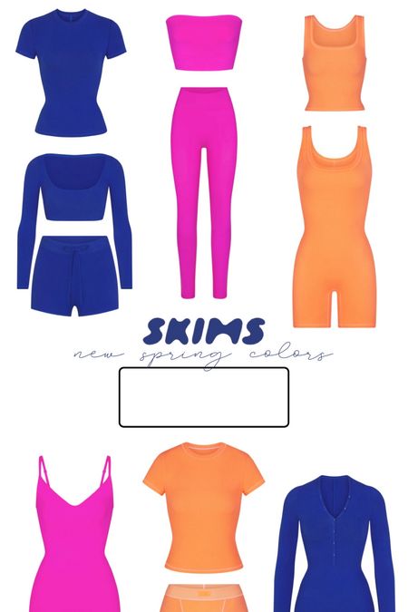 SKIMS new spring colors 🧡 

#LTKstyletip #LTKSeasonal
