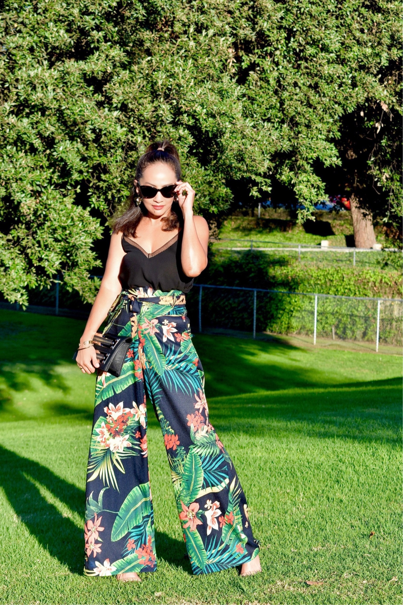 Shein Tropical Print Wide Leg Pants Summer Look🌞🌴🍍

#LTKsalealert #LTKunder50 #LTKunder100