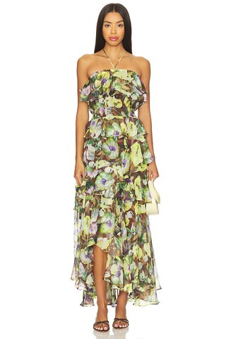 ASTR the Label Elena Dress in Brown Yellow Floral from Revolve.com | Revolve Clothing (Global)