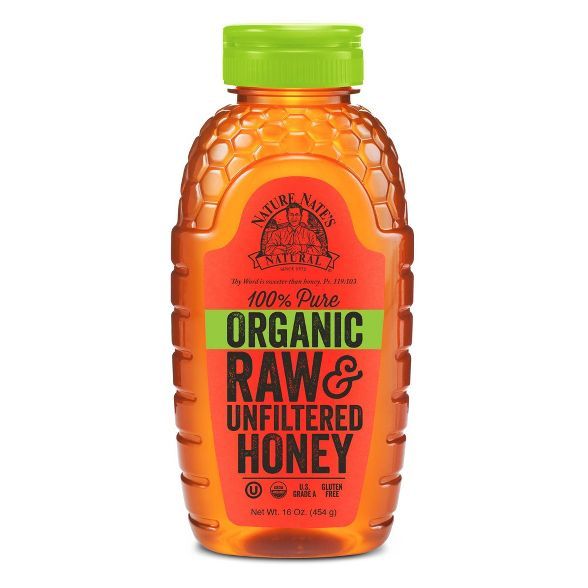 Nature Nate’s 100% Pure Raw Unfiltered Organic Honey – 16oz | Target