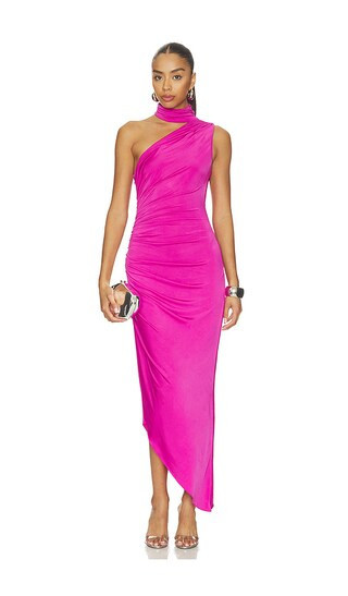 Amanda Uprichard Brooke Dress in Pink. - size M | Revolve Clothing (Global)