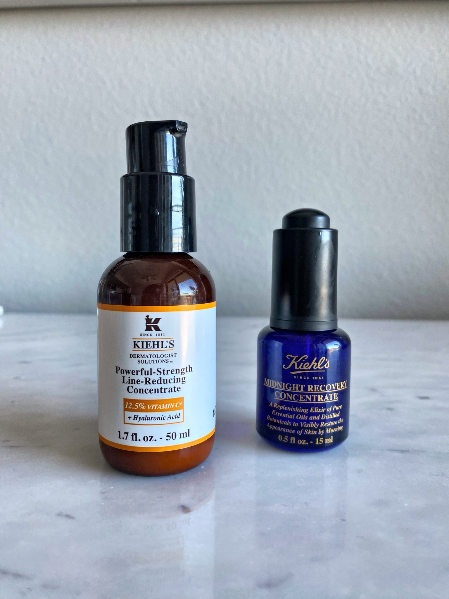 Love this set of night oil and vitamin c/ hylpronic acid serum I got from kehils. The vitamin c almost feels like a primer on your skin 

#LTKbeauty