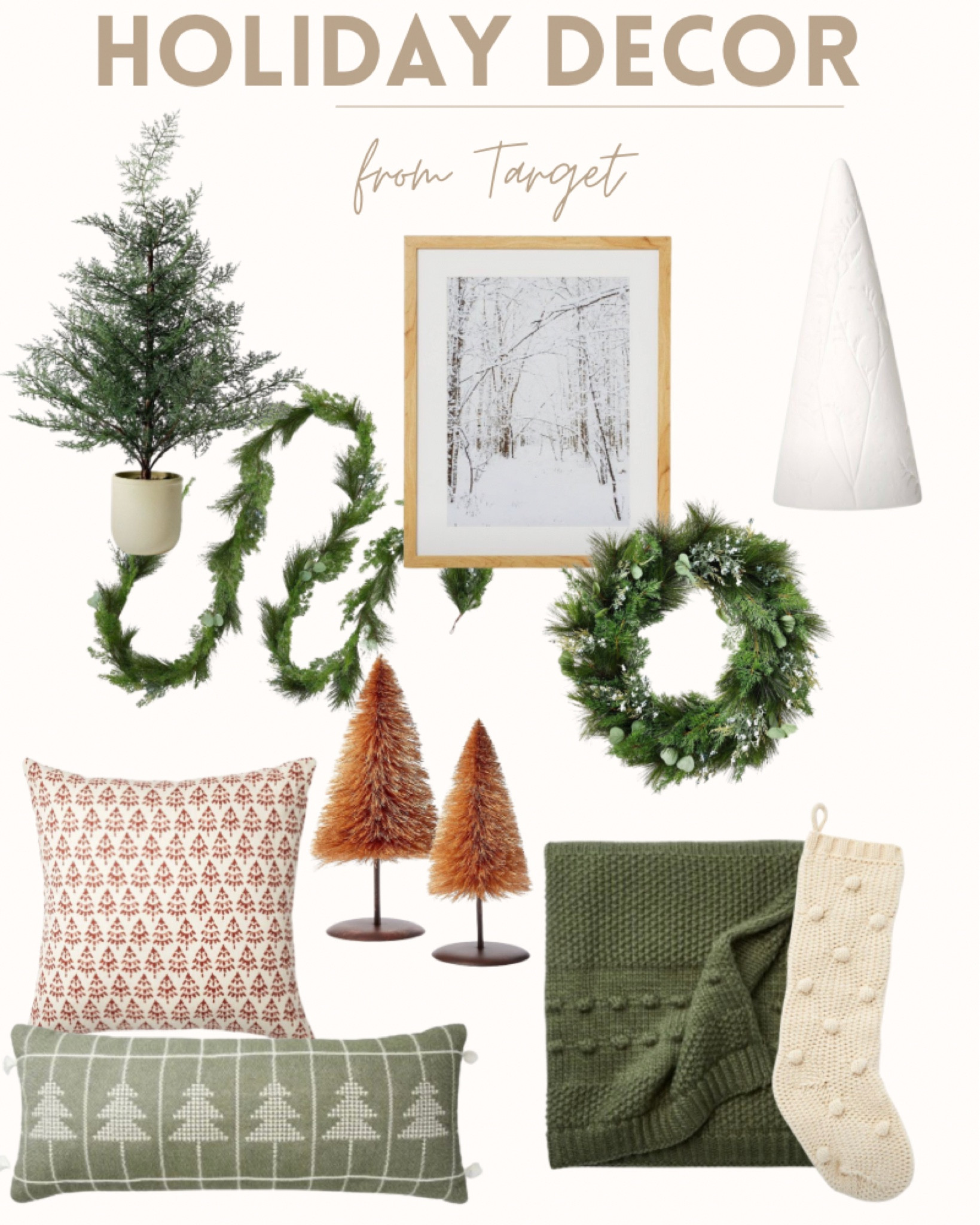 Studio McGee Christmas and holiday decor from target 

#LTKhome #LTKSeasonal #LTKHoliday