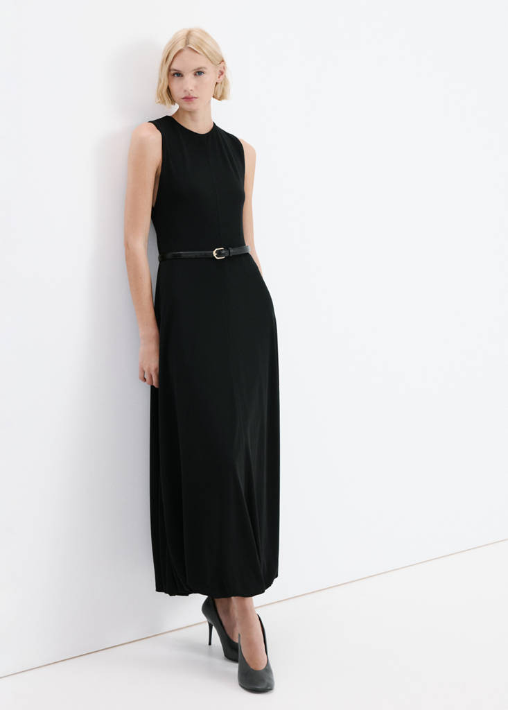 Flared cotton dress black - Woman - 4 - MANGO | Mango (US/MX/AU)