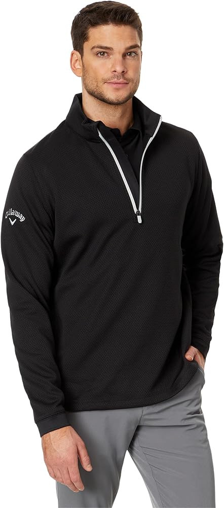 Callaway Men's Midweight 1/4 Zip Hex Pullover | Amazon (US)